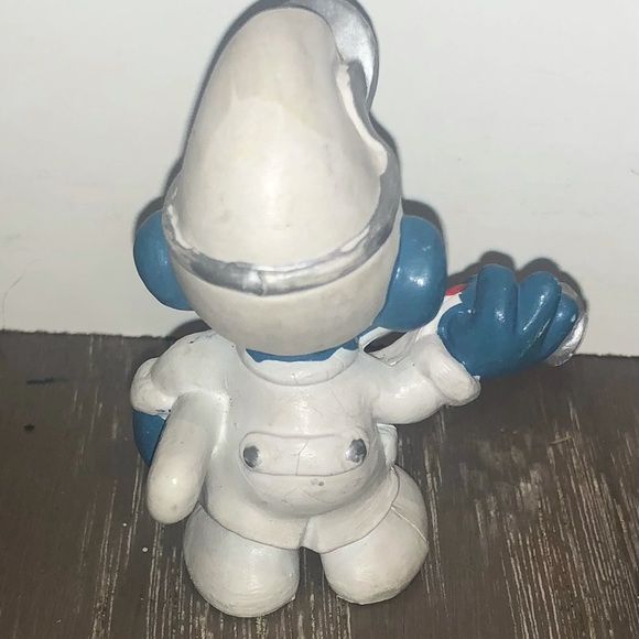 Vintage 1978 Smurf Figurines. Papa Smurf Doctor Smurf - Picture 7 of 10